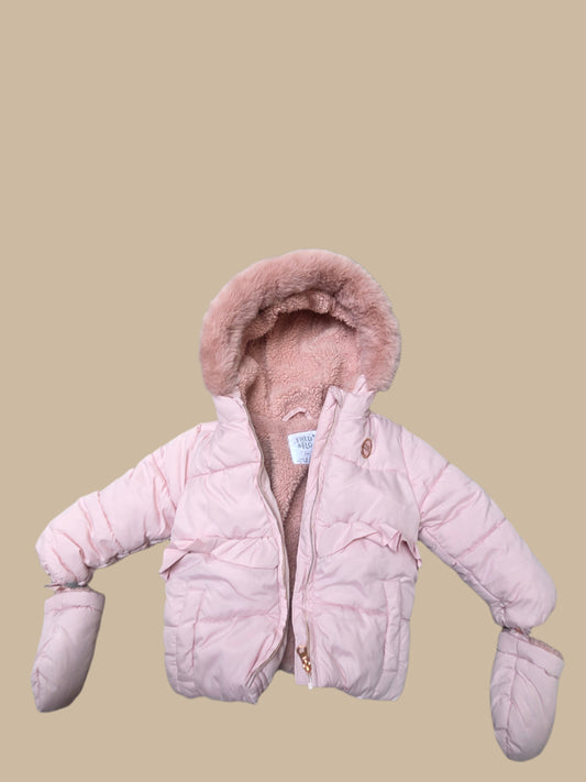F&F- Fleece-Lined Coat