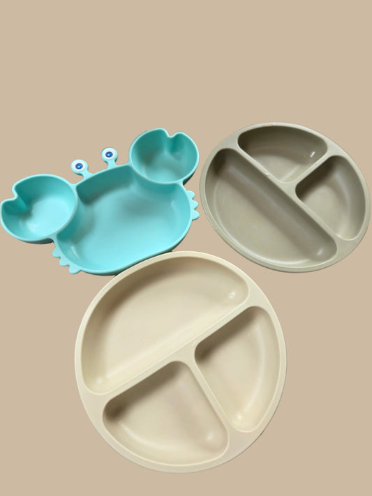3 Silicone Baby Bowls