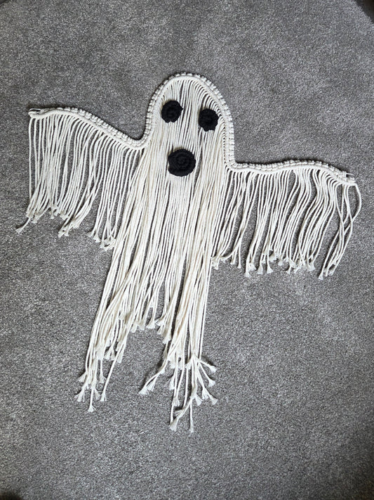 Macrame Ghost Wall Hanging