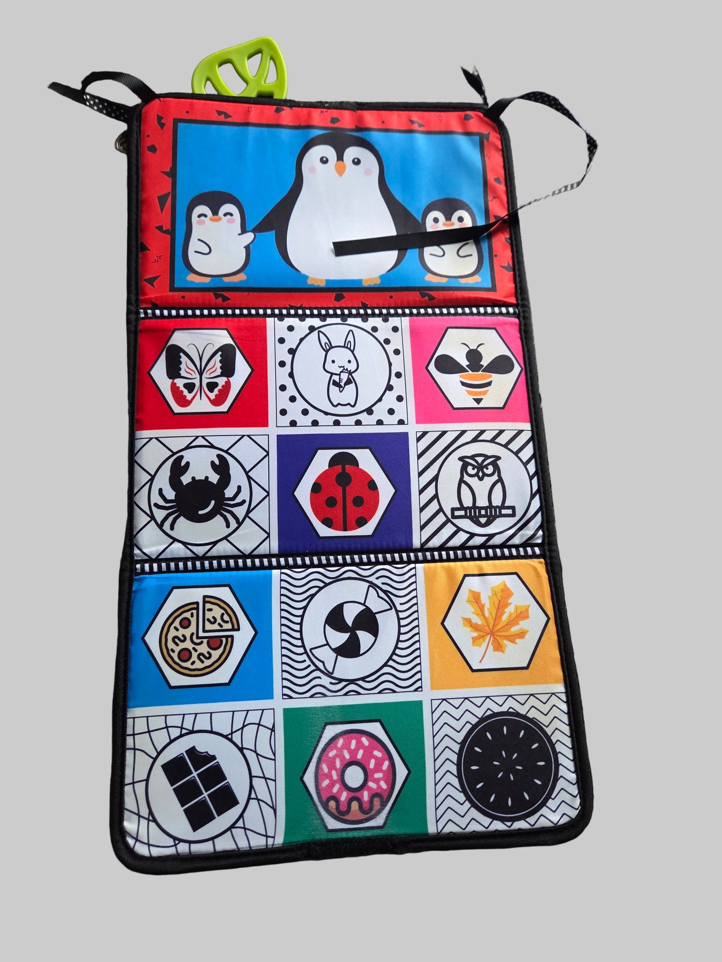 Baby Activity Toy Set Sensory Book Rattle Teethers Soft Play Mat Education