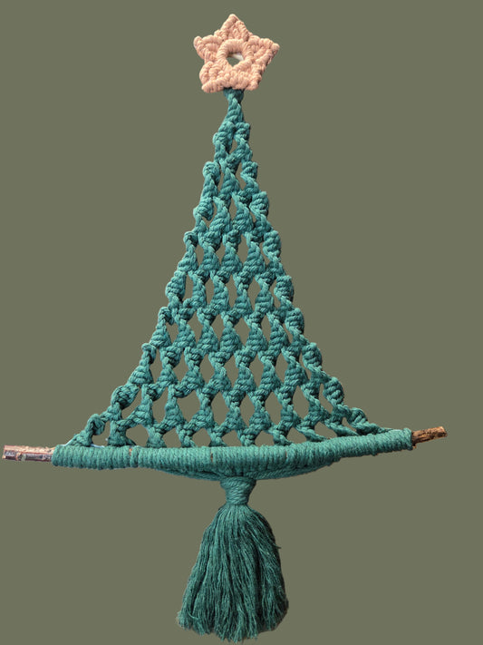 Macrame Christmas Tree wall hanging