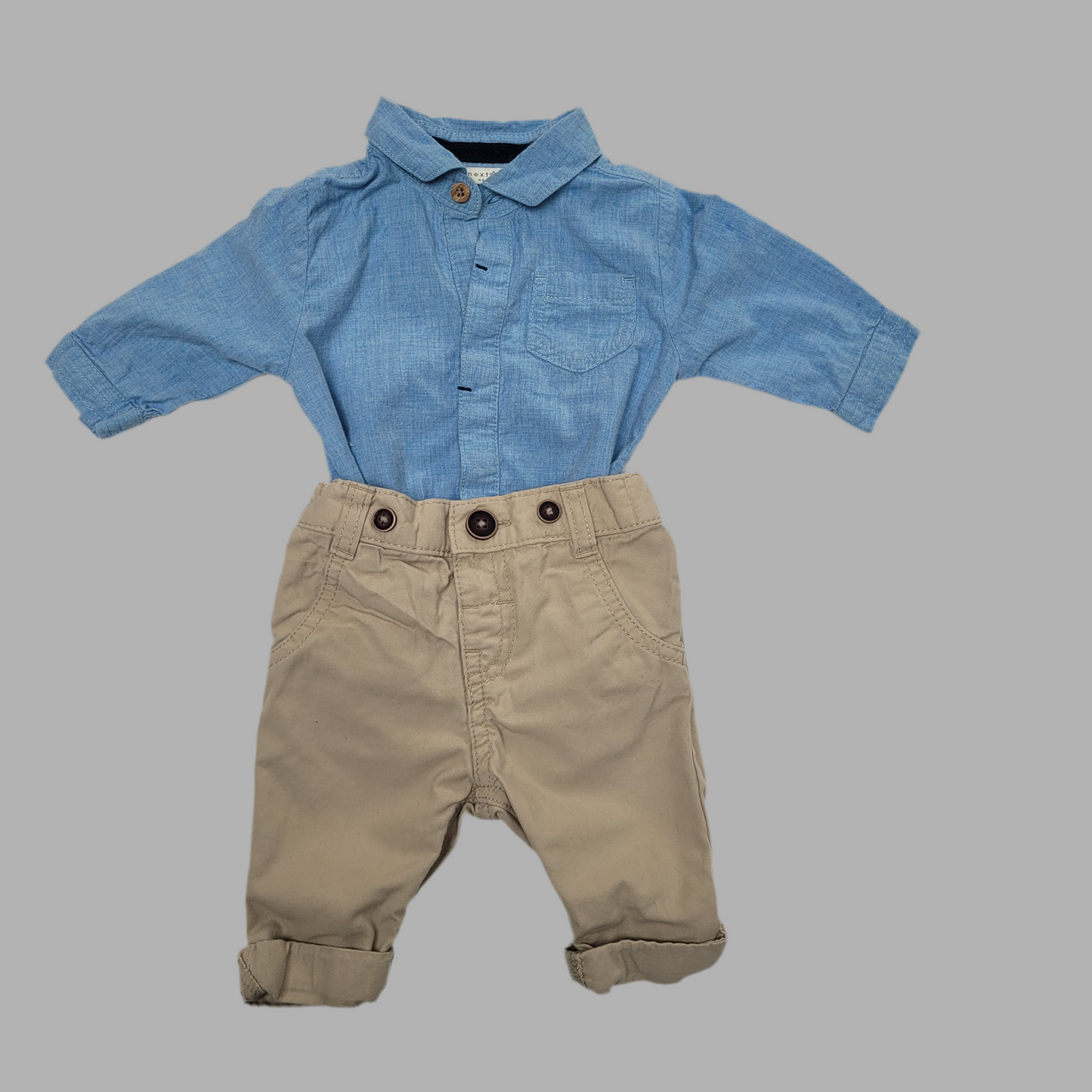 Next- Chino and shirt 2-piece