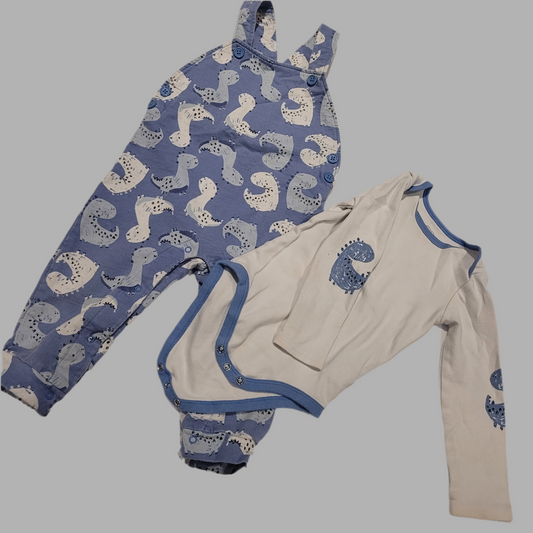 Studio- Dungarees and vest 2- piece set