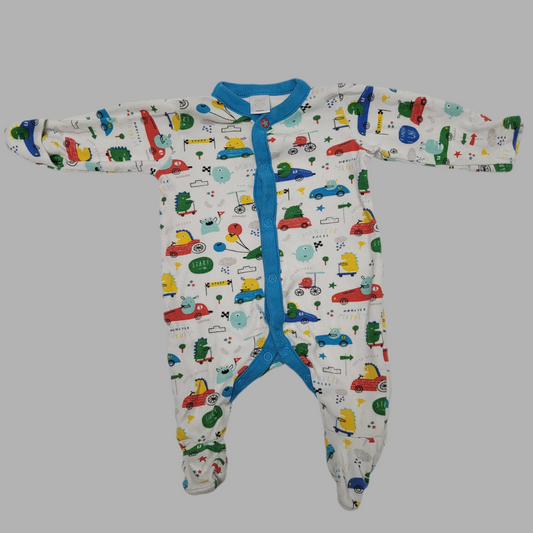 Mini Club-Monsters sleepsuit