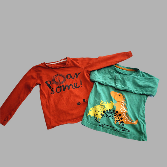 Mothercare- Pack of 2 Long Sleeve Tees