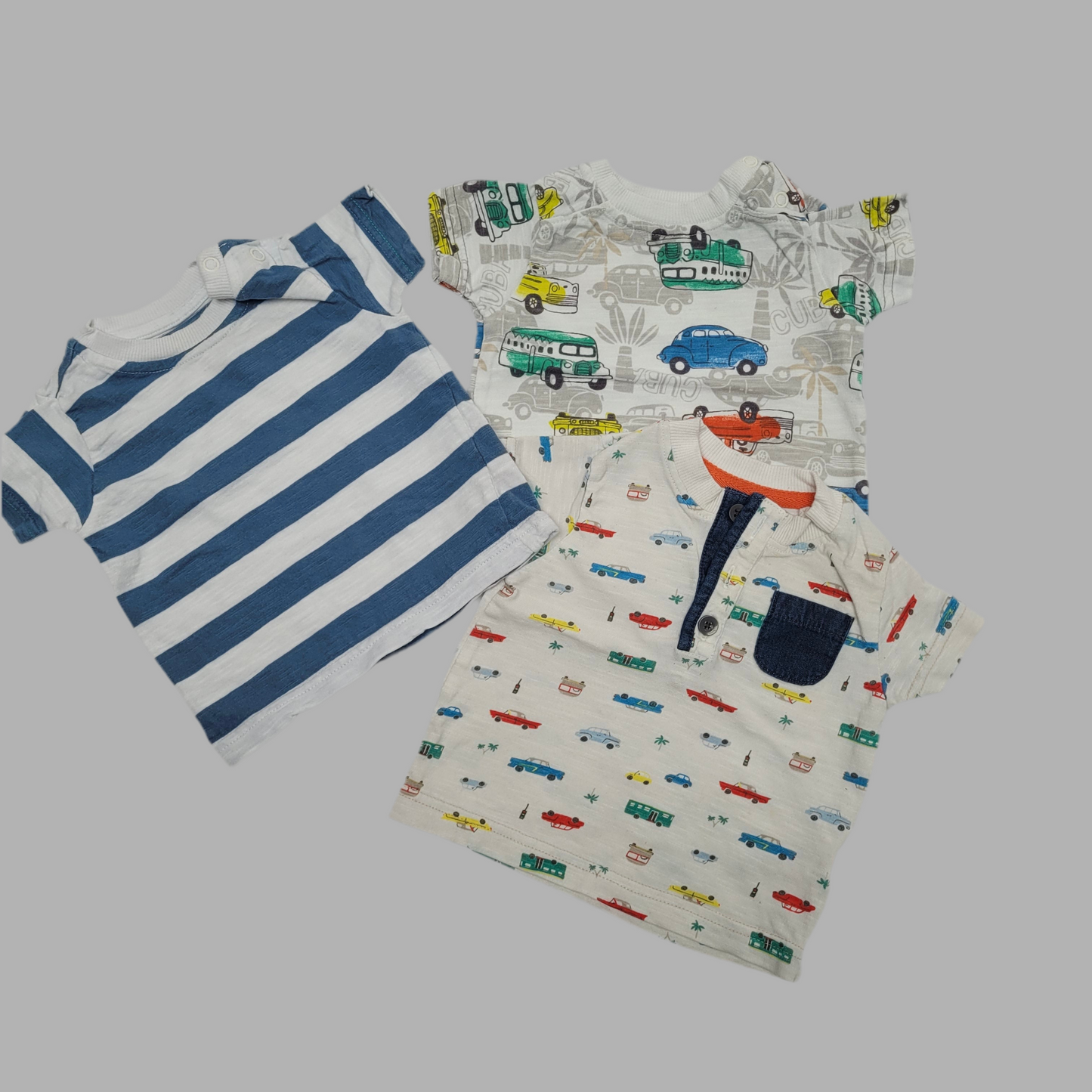 Nutmeg- Pack of 3 T-shirts