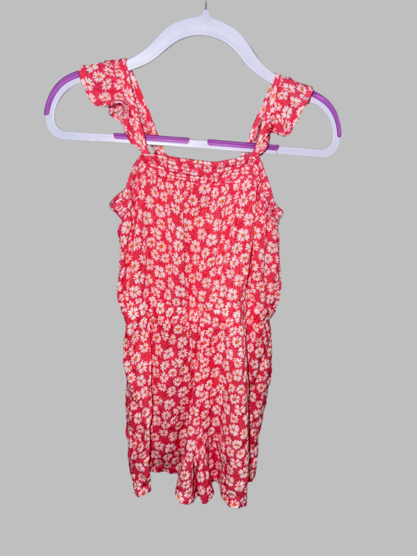 Girls flower playsuit