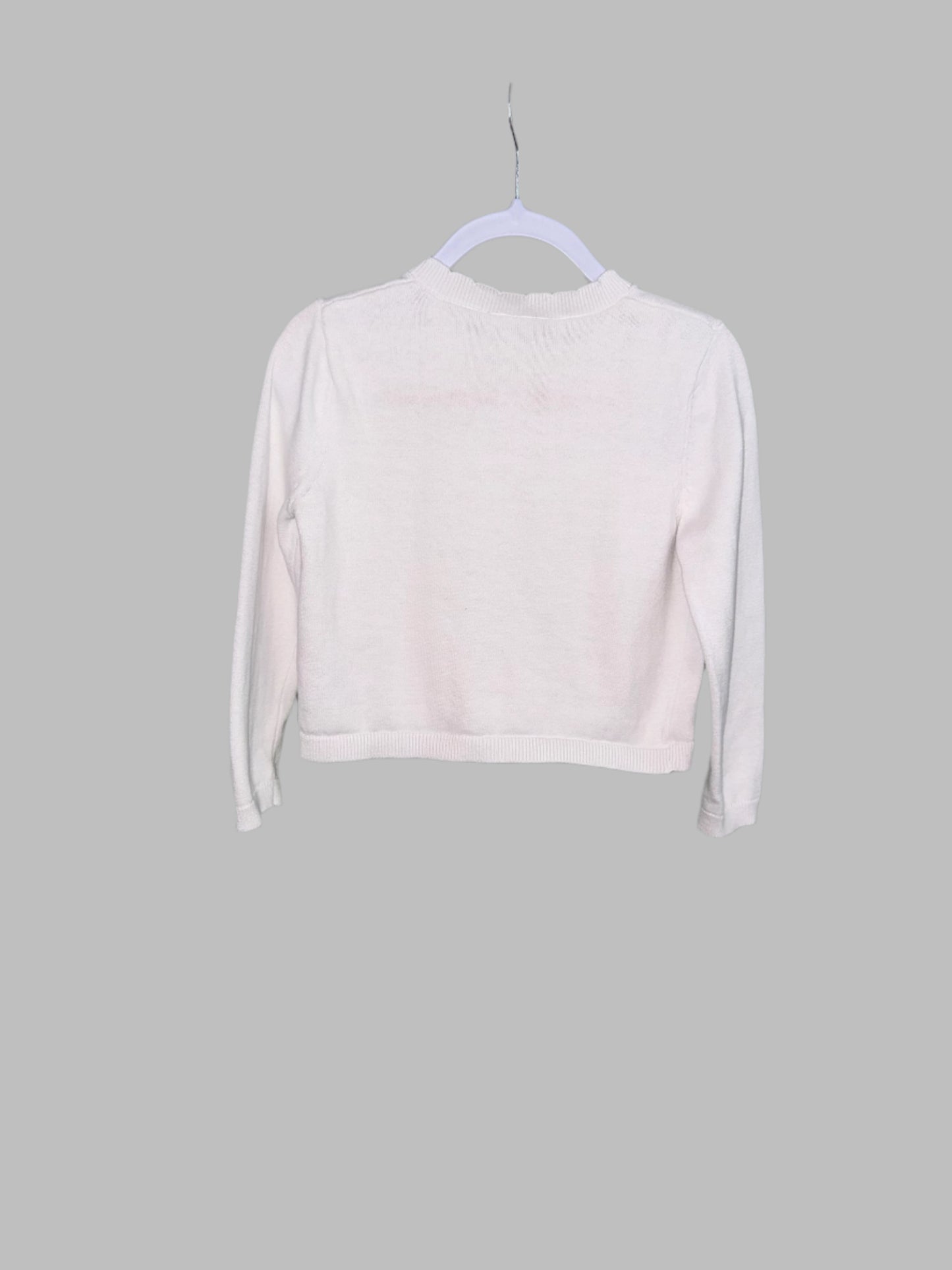 Girls white cardigan