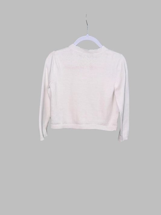 Girls white cardigan