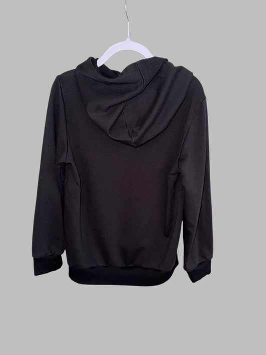 Boys black dab bear jumper