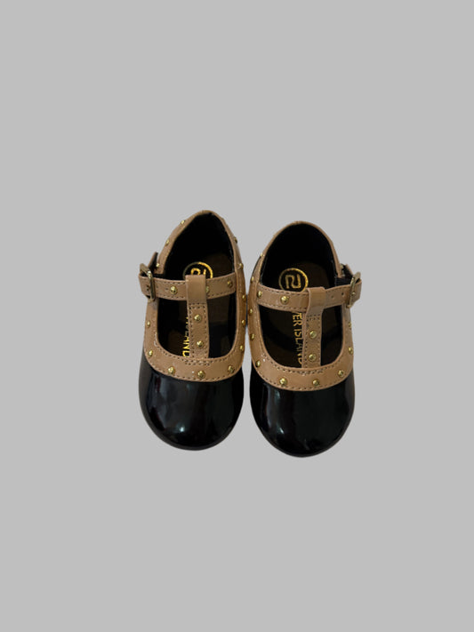 infant girls river island patent shoes
