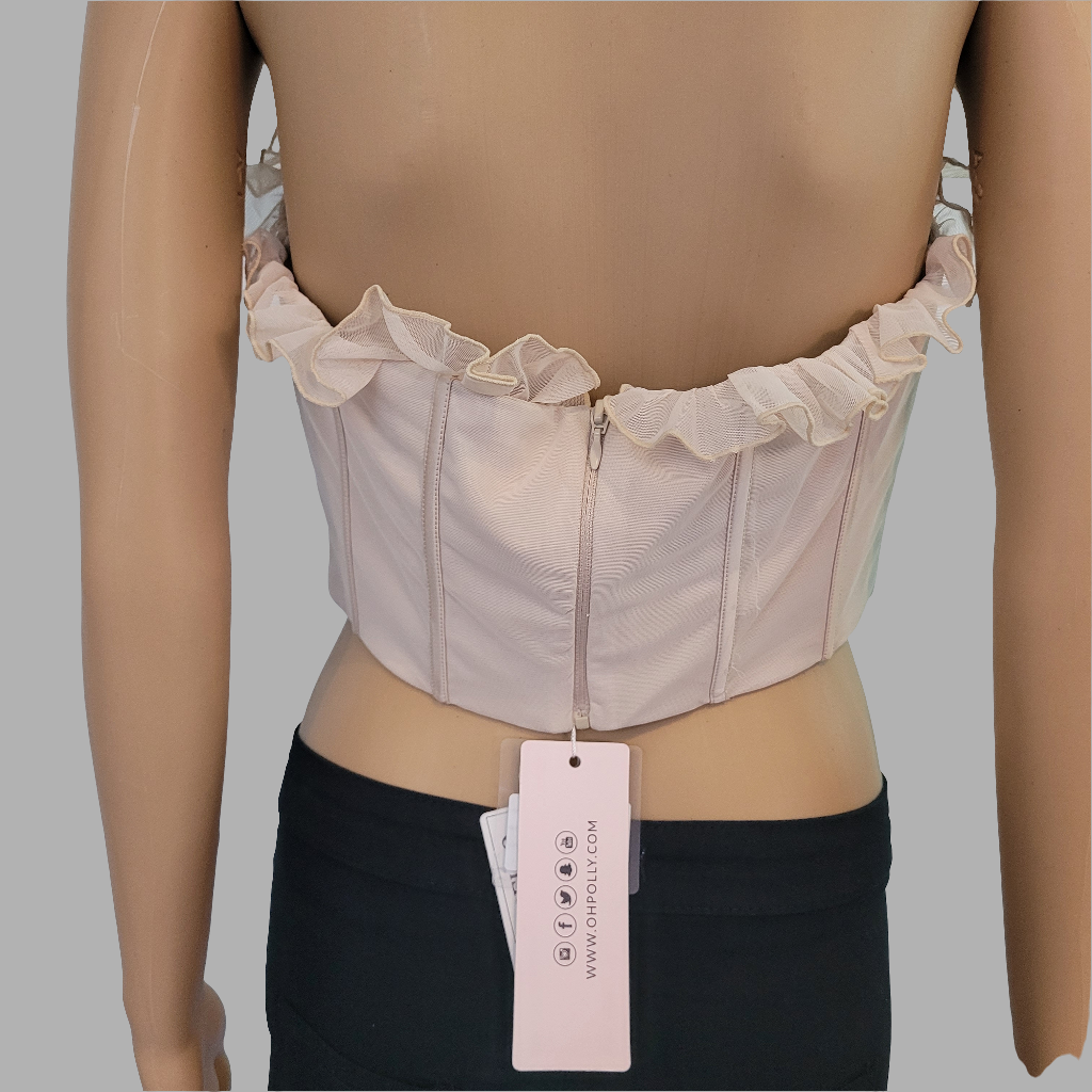 Oh Polly- Halterneck Crop Top