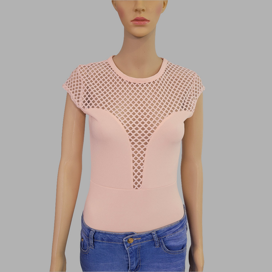 Mesh Detail Bodysuit